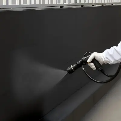 Salutan Kalis Air Asfalt Getah Semburan Dua Komponen Penetapan Pantas: Takrif Semula...